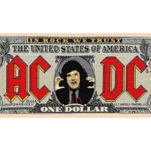 Ac/Dc - Bank Note Standard Patch in der Gruppe MERCH / Minsishops-merch / Ac/Dc bei Bengans Skivbutik AB (5537685)