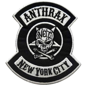 Anthrax - Nyc Woven Patch in der Gruppe MERCHANDISE / Merch / Hårdrock bei Bengans Skivbutik AB (5537721)