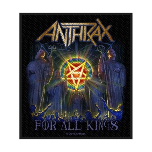Anthrax - For All Kings Standard Patch in der Gruppe MERCHANDISE / Merch / Hårdrock bei Bengans Skivbutik AB (5537724)