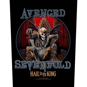 Avenged Sevenfold - Hail To The King Back Patch in der Gruppe MERCHANDISE / Merch / Hårdrock bei Bengans Skivbutik AB (5537729)