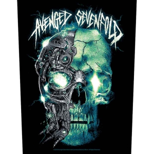 Avenged Sevenfold - Mechanical Skull Back Patch in der Gruppe MERCHANDISE / Merch / Hårdrock bei Bengans Skivbutik AB (5537731)