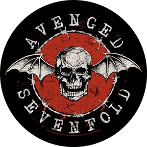 Avenged Sevenfold - Distressed Skull Back Patch in der Gruppe MERCHANDISE / Merch / Hårdrock bei Bengans Skivbutik AB (5537734)