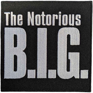 Biggie Smalls - The Notorious Woven Patch in der Gruppe MERCHANDISE / Merch / Hip Hop-Rap bei Bengans Skivbutik AB (5537741)