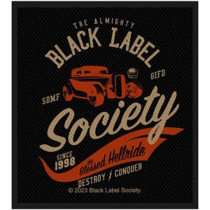Black Label Society - The Blessed Hellride Standard Patch in der Gruppe MERCHANDISE / Merch / Hårdrock bei Bengans Skivbutik AB (5537747)
