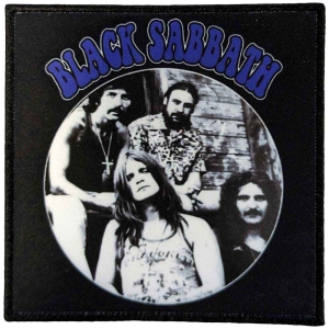 Black Sabbath - Band Photo Circle Printed Patch in der Gruppe MERCHANDISE / Merch / Hårdrock bei Bengans Skivbutik AB (5537756)