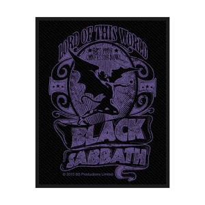 Black Sabbath - Lord Of This World Retail Packaged Patch in der Gruppe MERCHANDISE / Merch / Hårdrock bei Bengans Skivbutik AB (5537760)
