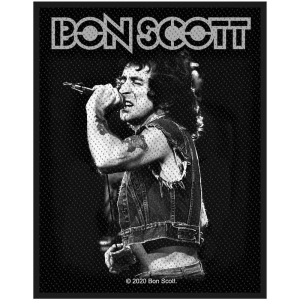 Bon Scott - Bon Scott Standard Patch in der Gruppe MERCHANDISE / Merch / Hårdrock bei Bengans Skivbutik AB (5537777)