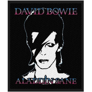 David Bowie - Aladdin Sane Standard Patch in der Gruppe MERCHANDISE / Merch / Pop-Rock bei Bengans Skivbutik AB (5537819)