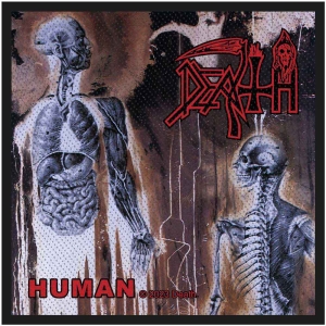 Death - Human Standard Patch in der Gruppe MERCHANDISE / Merch / Hårdrock bei Bengans Skivbutik AB (5537827)