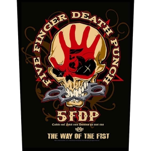 Five Finger Death Punch - Way Of The Fist Back Patch in der Gruppe MERCHANDISE / Merch / Hårdrock bei Bengans Skivbutik AB (5537866)
