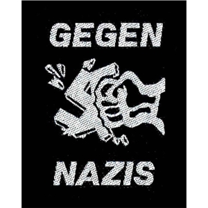 Generic - Gegen Nazis Standard Patch in der Gruppe MK Export CDON Merch bei Bengans Skivbutik AB (5537878)