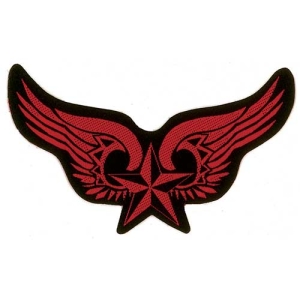 Generic - Winged Nautical Star Standard Patch in der Gruppe MK Export CDON Merch bei Bengans Skivbutik AB (5537886)