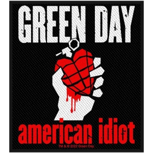 Green Day - American Idiot Standard Patch in der Gruppe MERCHANDISE / Merch / Punk bei Bengans Skivbutik AB (5537934)