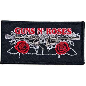 Guns N Roses - Vintage Pistols Woven Patch in der Gruppe MERCHANDISE / Merch / Hårdrock bei Bengans Skivbutik AB (5537937)