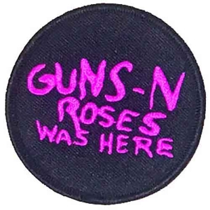 Guns N Roses - Was Here Woven Patch in der Gruppe MERCHANDISE / Merch / Hårdrock bei Bengans Skivbutik AB (5537938)