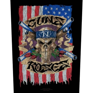 Guns N Roses - Flag Back Patch in der Gruppe MERCHANDISE / Merch / Hårdrock bei Bengans Skivbutik AB (5537947)