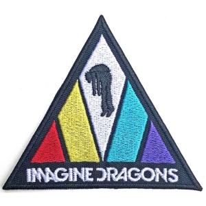 Imagine Dragons - Triangle Logo Woven Patch in der Gruppe MERCHANDISE / Merch / Pop-Rock bei Bengans Skivbutik AB (5537964)