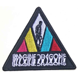 Imagine Dragons - Blurred Triangle Logo Woven Patch in der Gruppe MERCHANDISE / Merch / Pop-Rock bei Bengans Skivbutik AB (5537965)