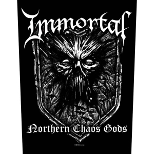 Immortal - Northern Chaos Gods Back Patch in der Gruppe MERCHANDISE / Merch / Hårdrock bei Bengans Skivbutik AB (5537970)