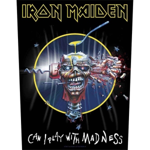 Iron Maiden - Can I Play With Madness Back Patch in der Gruppe MERCHANDISE / Merch / Hårdrock bei Bengans Skivbutik AB (5537982)