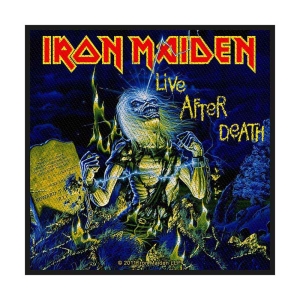 Iron Maiden - Live After Death Retail Packaged Patch in der Gruppe MERCHANDISE / Merch / Hårdrock bei Bengans Skivbutik AB (5537992)