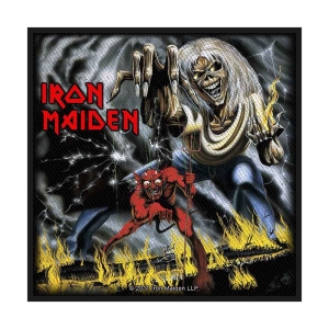 Iron Maiden - Number Of The Beast Retail Packaged Patc in der Gruppe MERCHANDISE / Merch / Hårdrock bei Bengans Skivbutik AB (5537996)