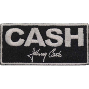 Johnny Cash - Block Woven Patch in der Gruppe MERCHANDISE / Merch / Country bei Bengans Skivbutik AB (5538015)