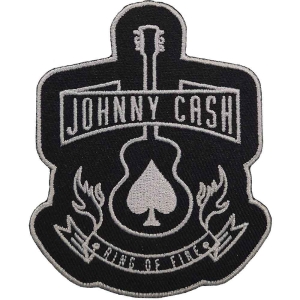 Johnny Cash - Guitar Woven Patch in der Gruppe MERCHANDISE / Merch / Country bei Bengans Skivbutik AB (5538018)
