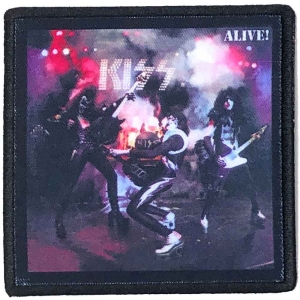 Kiss - Alive! Printed Patch in der Gruppe MERCHANDISE / Merch / Hårdrock bei Bengans Skivbutik AB (5538037)