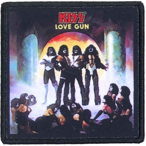 Kiss - Love Gun Printed Patch in der Gruppe MERCHANDISE / Merch / Hårdrock bei Bengans Skivbutik AB (5538039)