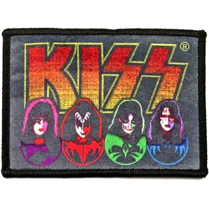 Kiss - Faces & Icons Printed Patch in der Gruppe MERCHANDISE / Merch / Hårdrock bei Bengans Skivbutik AB (5538043)