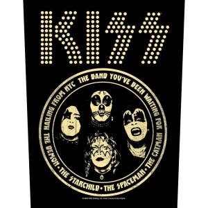 Kiss - Hailing From Nyc Back Patch in der Gruppe MERCHANDISE / Merch / Hårdrock bei Bengans Skivbutik AB (5538054)