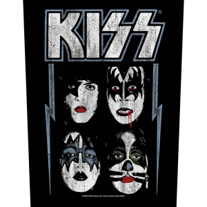 Kiss - Faces Back Patch in der Gruppe MERCHANDISE / Merch / Hårdrock bei Bengans Skivbutik AB (5538055)