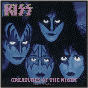 Kiss - Creatures Of The Night Standard Patch in der Gruppe MERCHANDISE / Merch / Hårdrock bei Bengans Skivbutik AB (5538056)