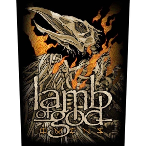 Lamb Of God - Omens Back Patch in der Gruppe MERCHANDISE / Merch / Hårdrock bei Bengans Skivbutik AB (5538075)
