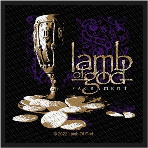 Lamb Of God - Sacrament Standard Patch in der Gruppe MERCHANDISE / Merch / Hårdrock bei Bengans Skivbutik AB (5538076)
