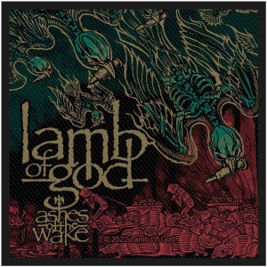 Lamb Of God - Ashes Of The Wake Standard Patch in der Gruppe MERCHANDISE / Merch / Hårdrock bei Bengans Skivbutik AB (5538077)
