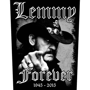 Lemmy - Forever Back Patch in der Gruppe MERCHANDISE / Merch / Hårdrock bei Bengans Skivbutik AB (5538078)