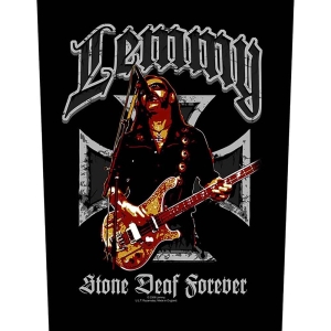 Lemmy - Stone Deaf Back Patch in der Gruppe MERCHANDISE / Merch / Hårdrock bei Bengans Skivbutik AB (5538082)