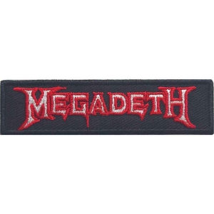 Megadeth - Logo Outline Woven Patch in der Gruppe MERCHANDISE / Merch / Hårdrock bei Bengans Skivbutik AB (5538102)