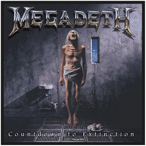 Megadeth - Countdown To Extinction Standard Patch in der Gruppe MERCHANDISE / Stoffaufnäher /  /  bei Bengans Skivbutik AB (5538113)