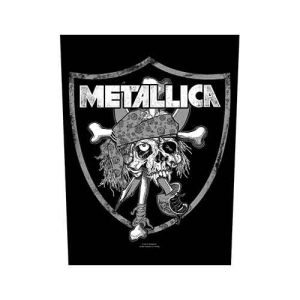 Metallica - Raiders Skull Back Patch in der Gruppe MERCHANDISE / Merch / Hårdrock bei Bengans Skivbutik AB (5538122)