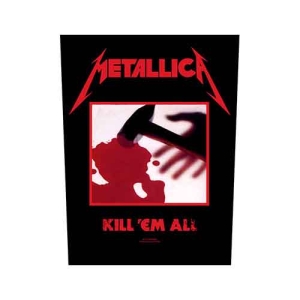 Metallica - Kill 'Em All Back Patch in der Gruppe MERCHANDISE / Merch / Hårdrock bei Bengans Skivbutik AB (5538124)