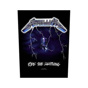 Metallica - Ride The Lightning Back Patch in der Gruppe MERCHANDISE / Merch / Hårdrock bei Bengans Skivbutik AB (5538125)