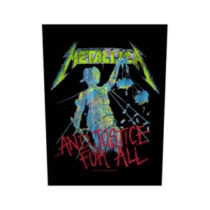 Metallica - And Justice For All Back Patch in der Gruppe MERCHANDISE / Merch / Hårdrock bei Bengans Skivbutik AB (5538127)