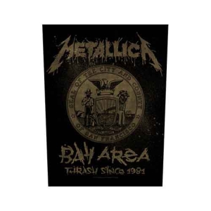Metallica - Bay Area Thrash Back Patch in der Gruppe MERCHANDISE / Merch / Hårdrock bei Bengans Skivbutik AB (5538130)