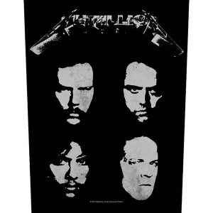 Metallica - Black Album Back Patch in der Gruppe MERCHANDISE / Merch / Hårdrock bei Bengans Skivbutik AB (5538141)