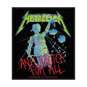 Metallica - And Justice For All Standard Patch in der Gruppe MERCHANDISE / Merch / Hårdrock bei Bengans Skivbutik AB (5538148)