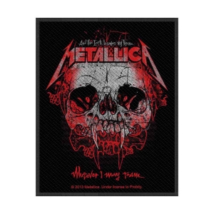 Metallica - Wherever I May Roam 2013 Standard Patch in der Gruppe MERCHANDISE / Merch / Hårdrock bei Bengans Skivbutik AB (5538149)