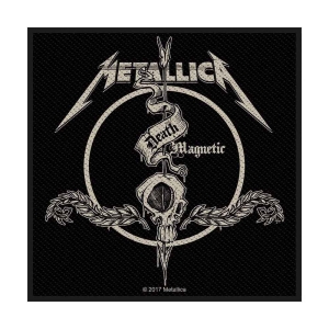 Metallica - Death Magnetic Arrow Standard Patch in der Gruppe MERCHANDISE / Merch / Hårdrock bei Bengans Skivbutik AB (5538156)